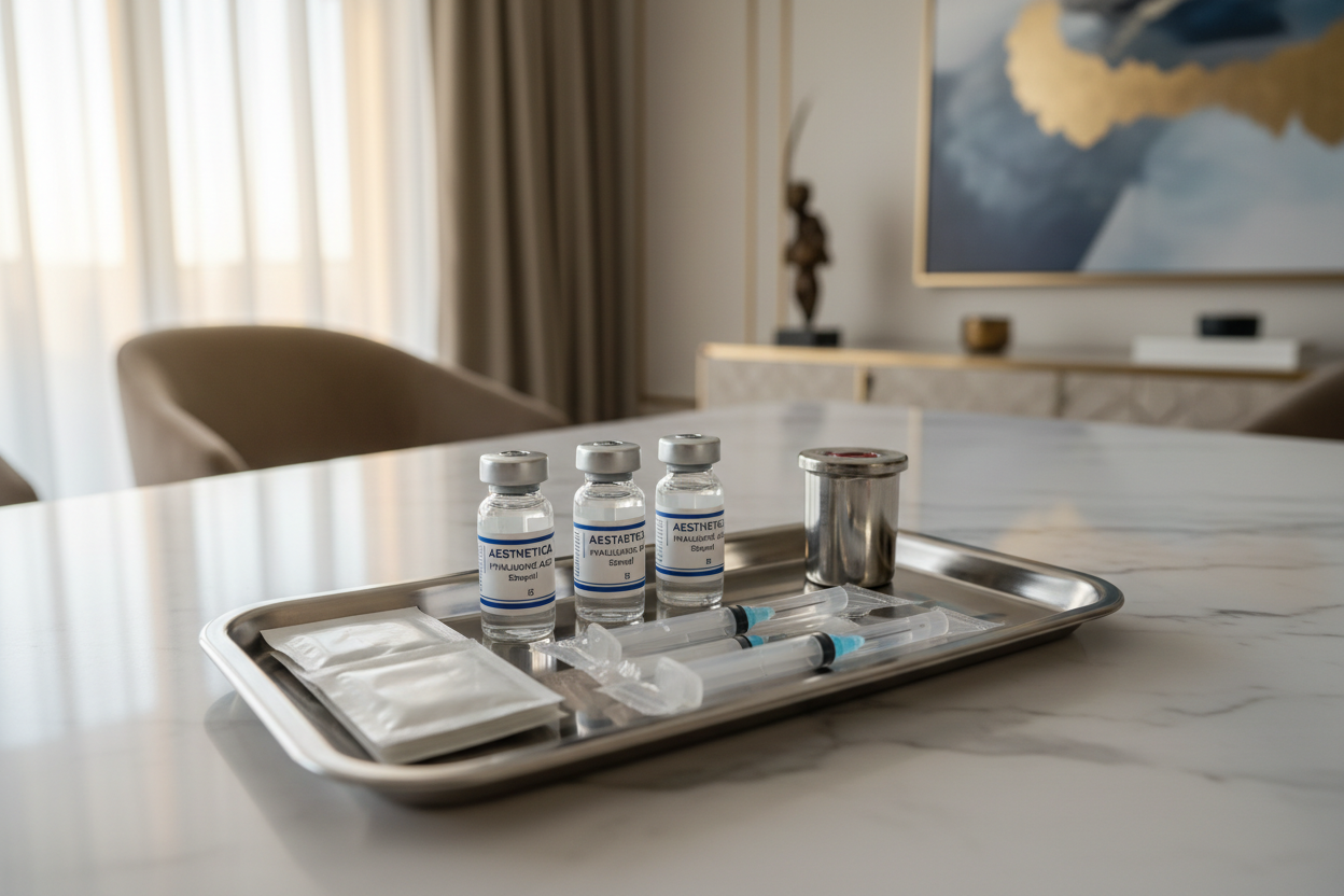 Just with a couple of less ampoules and a few less syringes