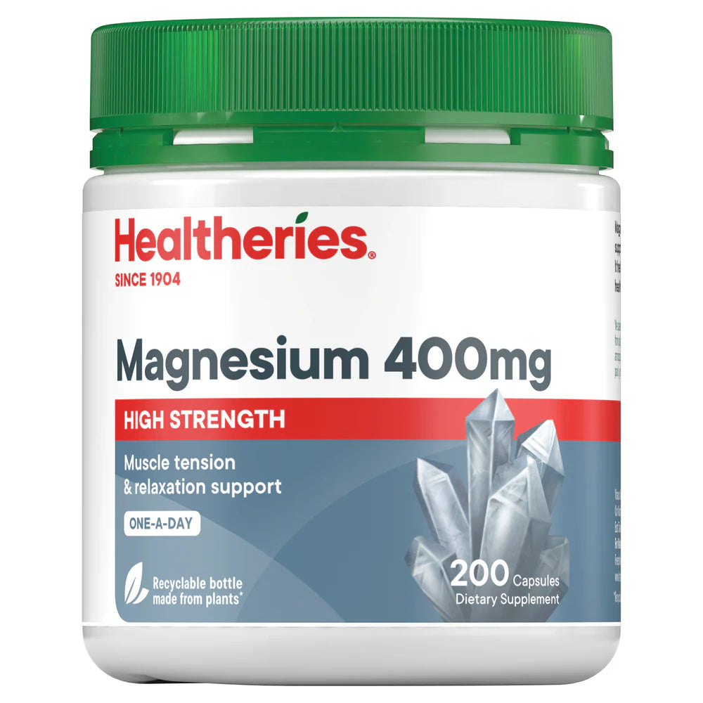 Magnesium 400mg High Strength Supplement